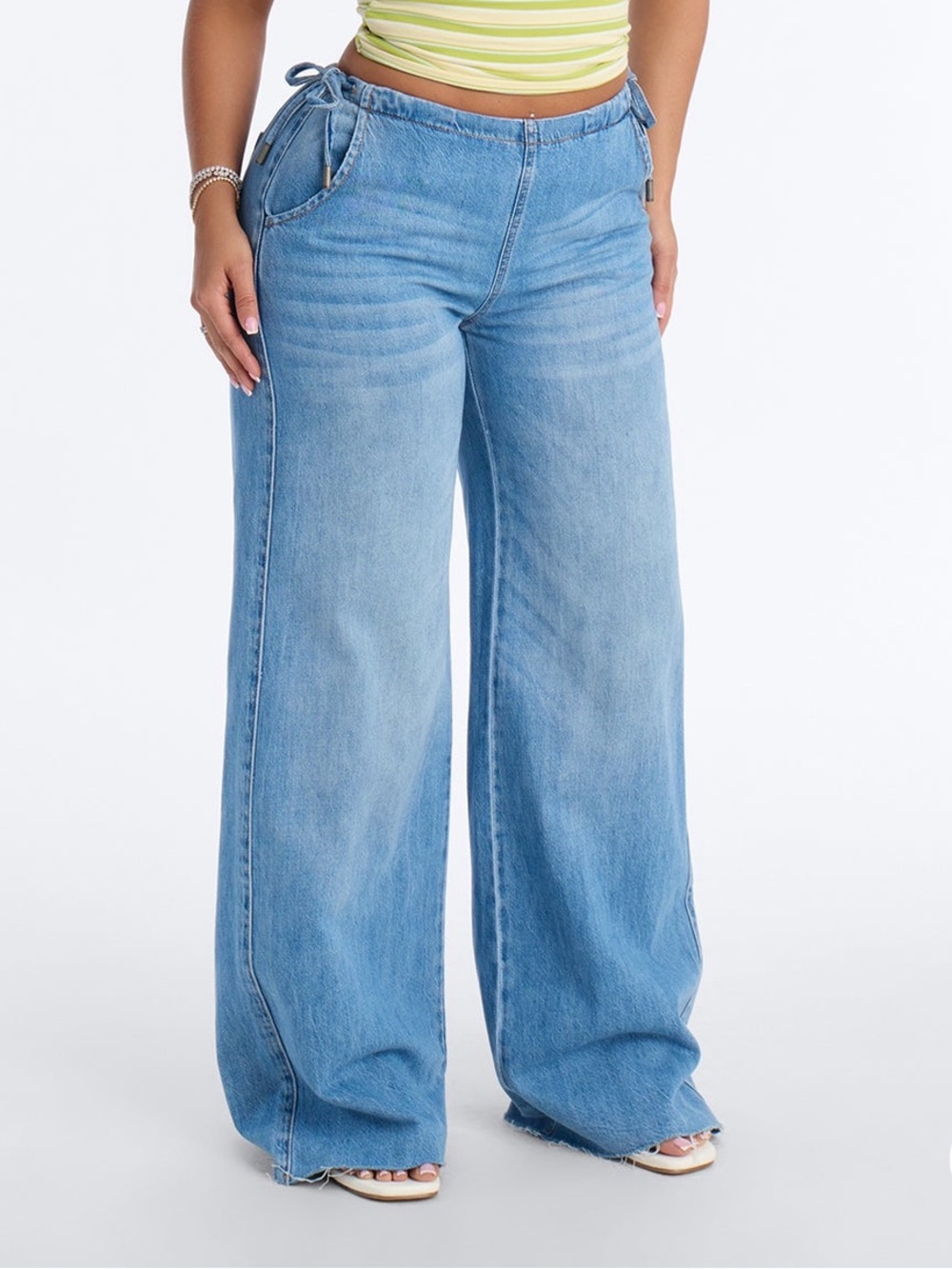 Wide Leg Light Blue Women’s Jeans